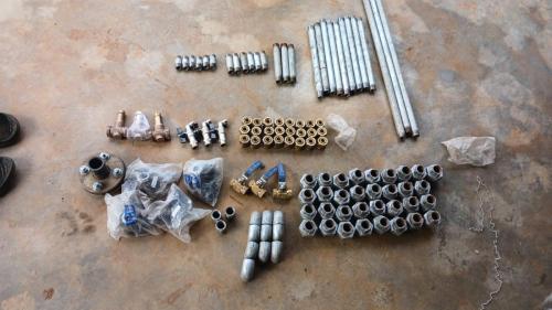 Fittings for new tap and tank